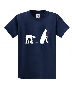 Decal Pulled by Vader Classic Unisex Kids and Adults T-Shirt For Sci-Fi Movie Fans